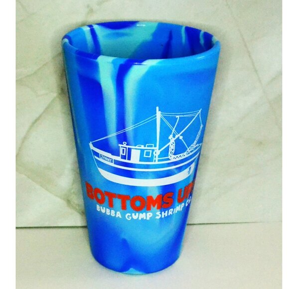 Bubba Gump Colorful Silicone Restaurant Souvenir Cups Movie Memento Forrest Gump - Picture 2 of 11
